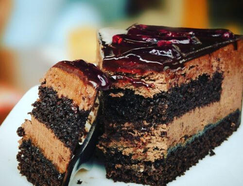 Chocolate Cake with Caramel Frosting